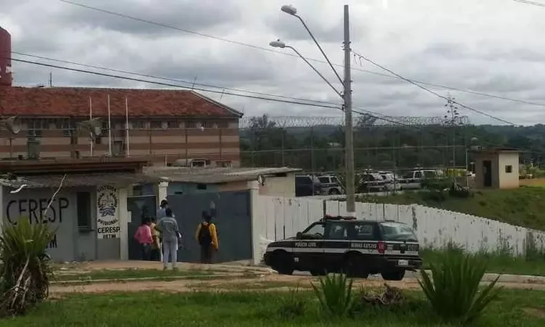 Fachada do CERESP Betim, o qual recebe presos provis&oacute;rios.