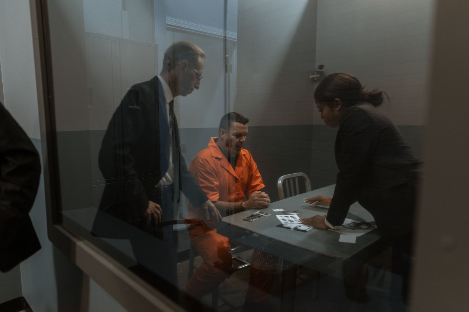 Investigado em sala por decidir se entregar na delegacia.