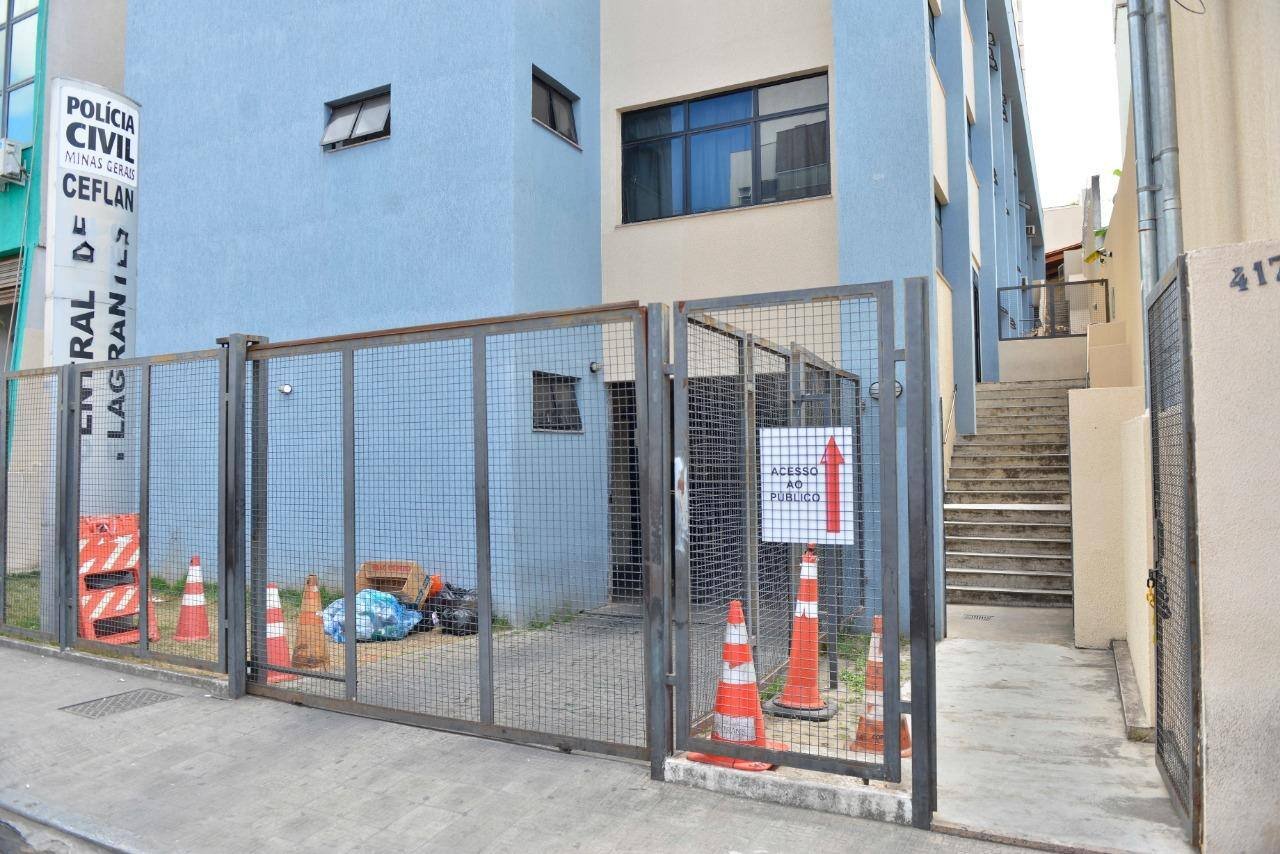 Fachada de uma das delegacias de plantão (DEPLAN) de BH.