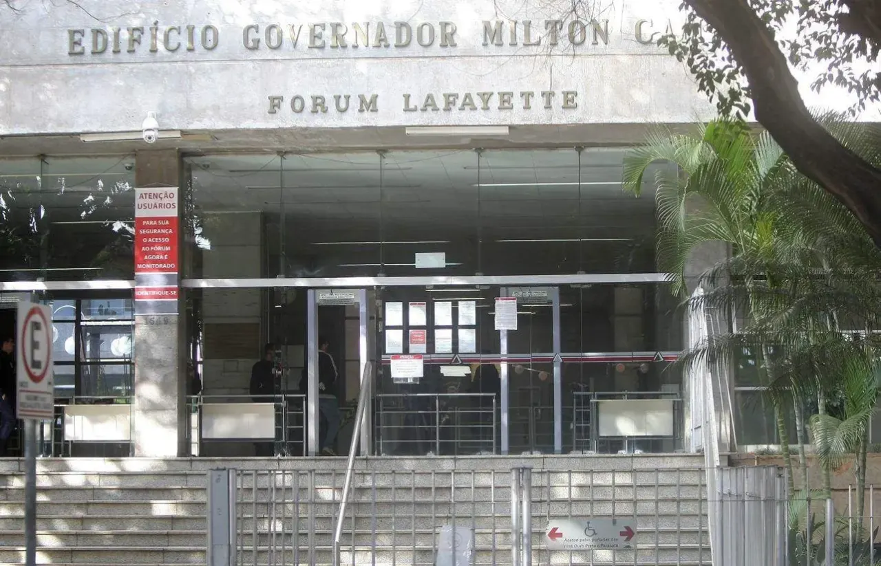 Fachada do Fórum Lafayette, onde tramitam os processos criminais de Belo Horizonte.
